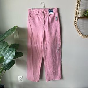 NWT Sky-hi rise Old Navy Pink Jeans